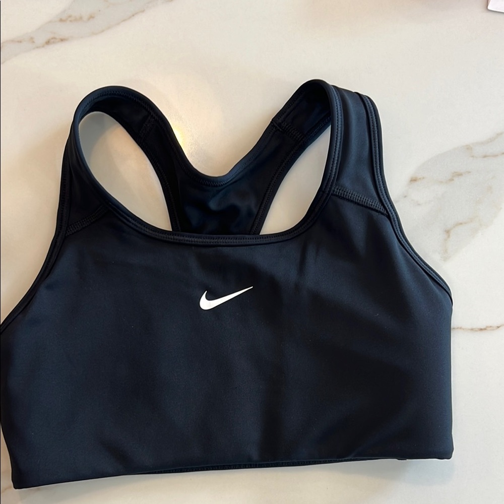 Nike Dri-Fit Women's Black Sports Bra, S